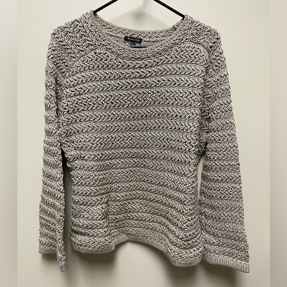 Cozy Beige Knit Sweater